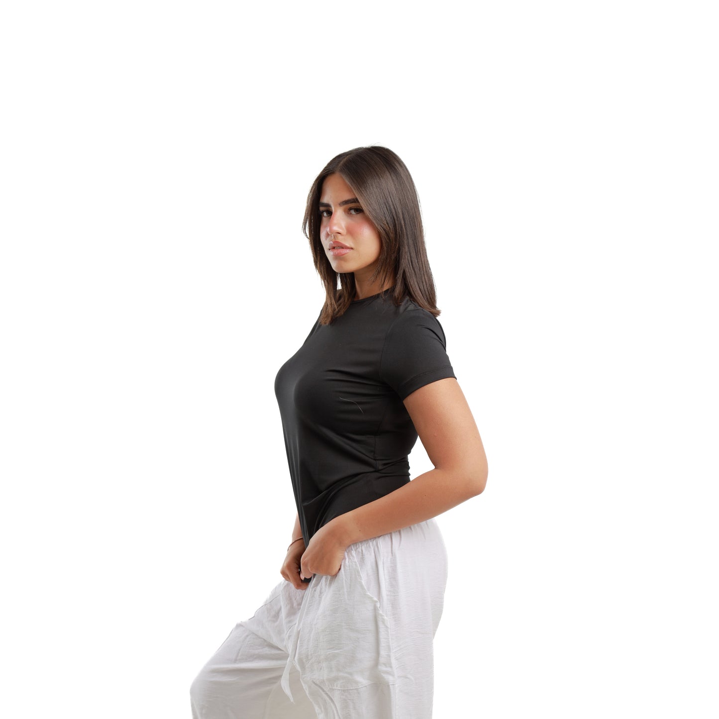 Black basic top