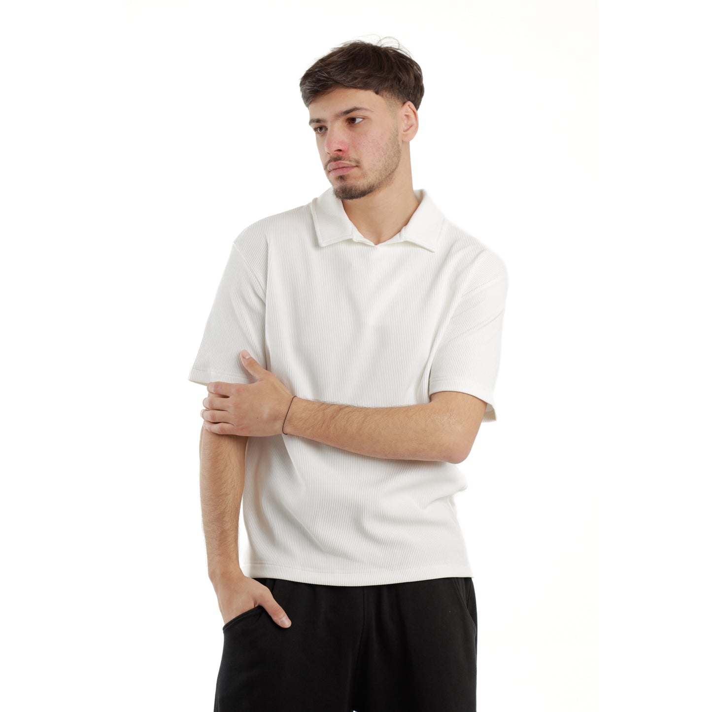 White polo shirt