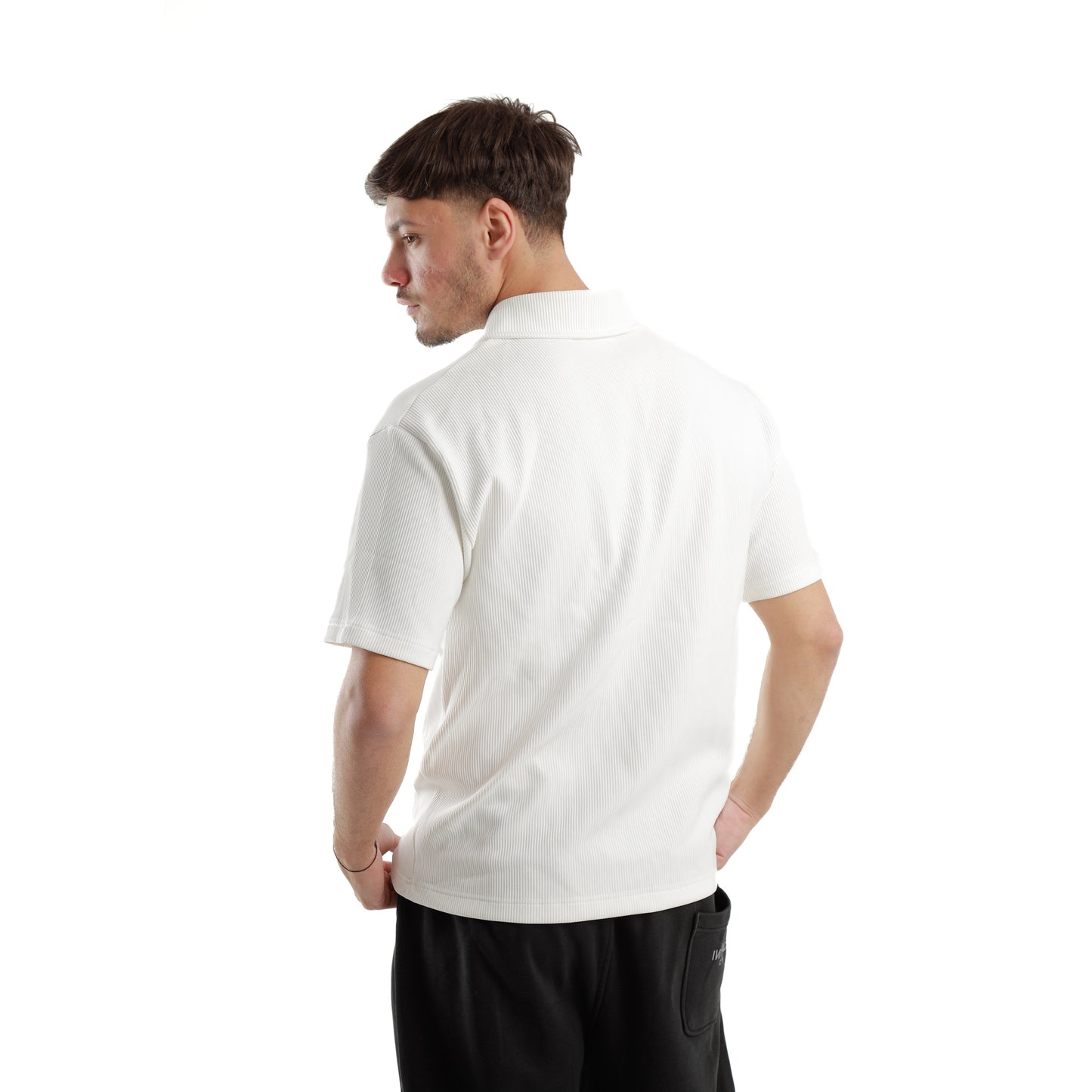 White polo shirt