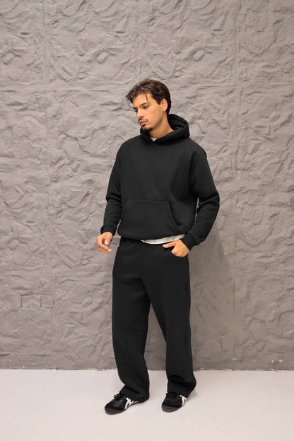 black bloom sweatpants