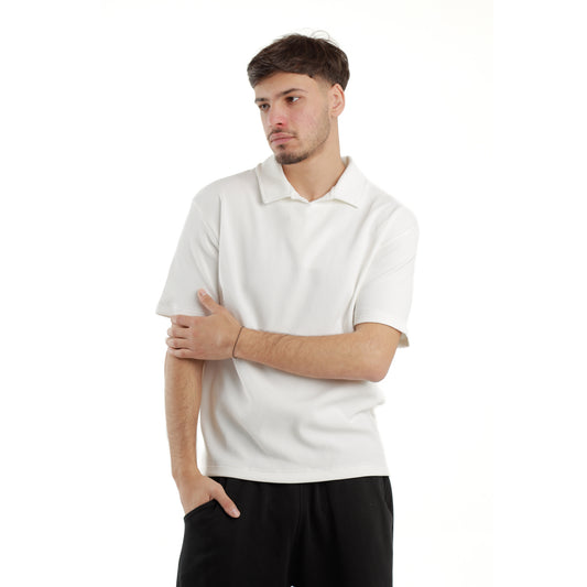 White polo shirt