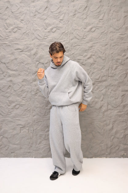 cozy gray sweatpants