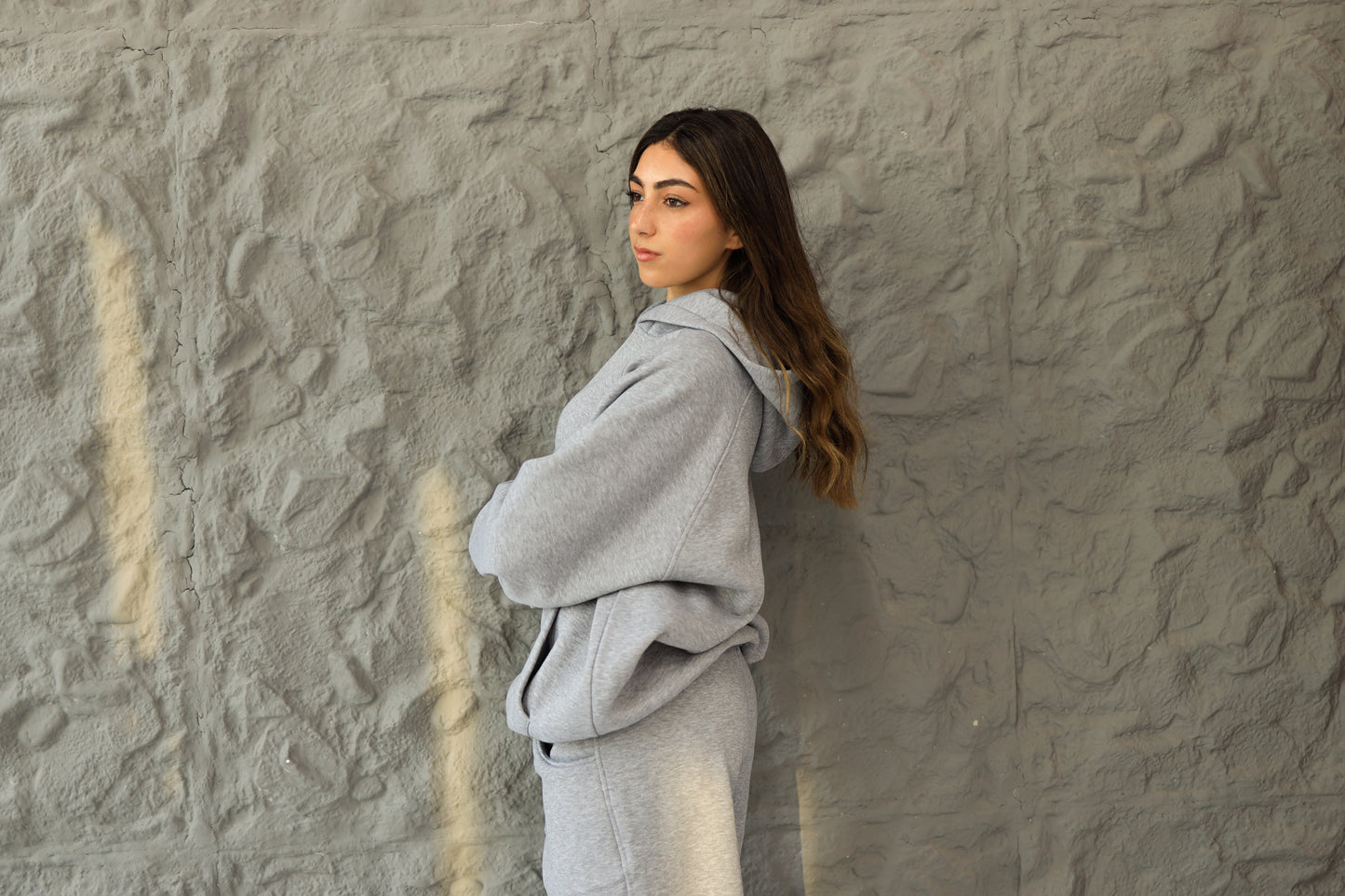 Cozy gray hoodie