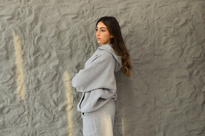 Cozy gray hoodie