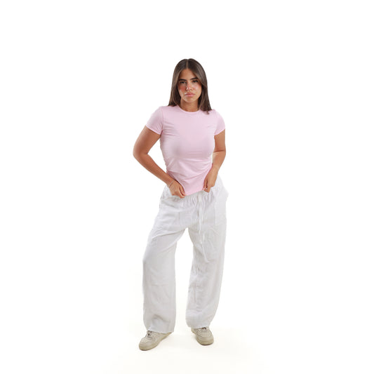 Pink basic top